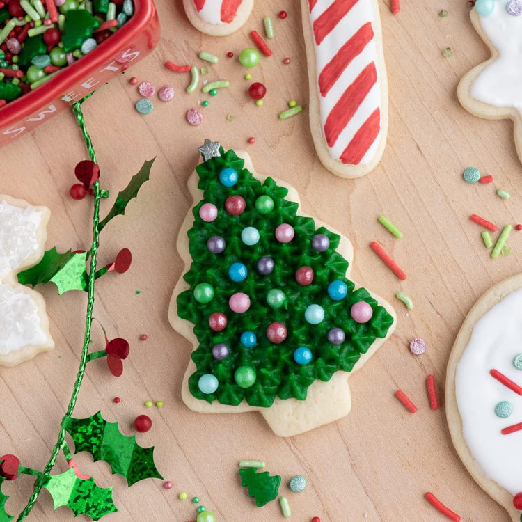 Cookie Cutter Kingdom, Christmas Cookie Cutters, Cookie Cutters Shape, Mold for Cakes Biscuits and Sandwiches (Christmas Tree)