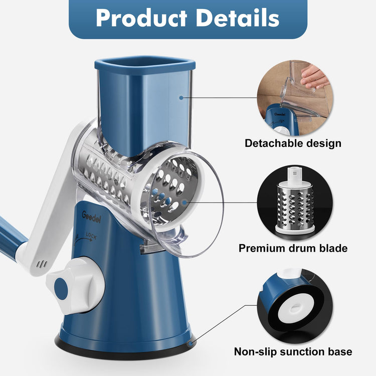 Rotary Cheese Grater Hand Crank
