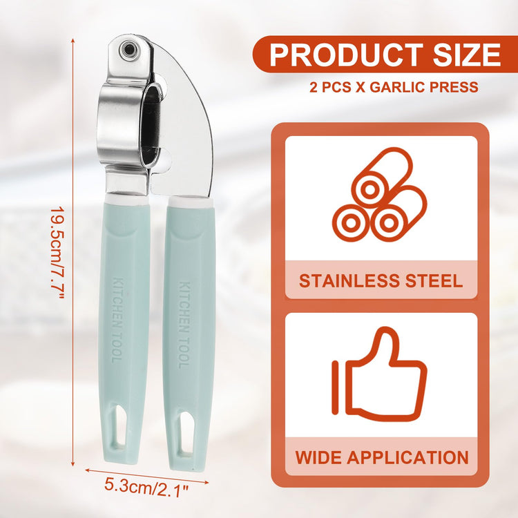 2pcs Garlic Press