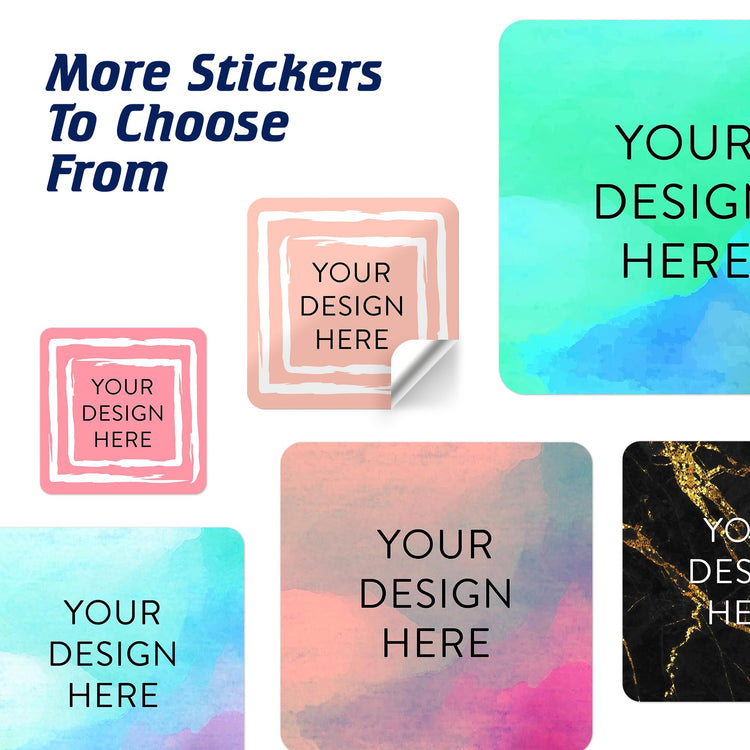 Custom Vinyl Stickers Your Image (100 Count)
