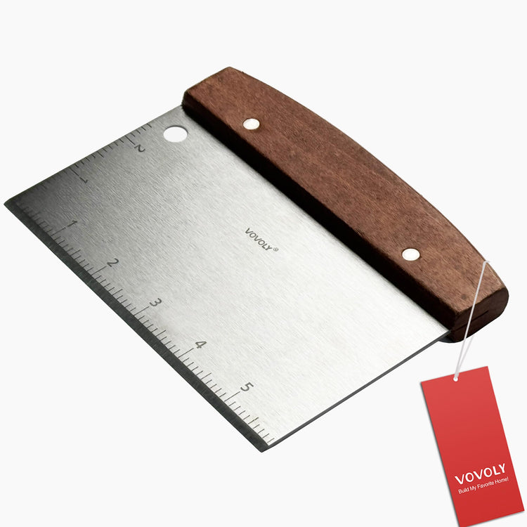 Multipurpose Bench Scraper Kitchen Utensil for Flat Top Griddle