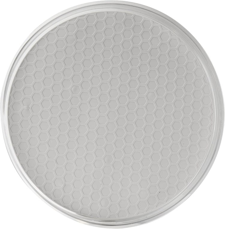 Spectrum Lazy Susan Organizer, Hexa Extra Large 12.25" - Lazy Susan Turntable for Cabinet, Refrigerator, Pantry, Table & Shelf - Rotating & Spinning Pantry Organization - Spice Rack Storage for Fridge