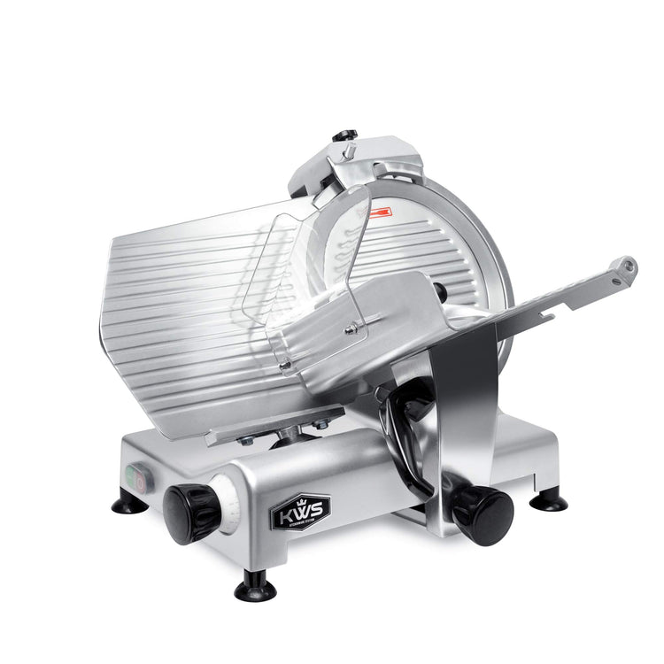 KWS Commercial 420W Electric Meat Slicer 12" Frozen Meat Deli Slicer Restaurant and Home Use [ETL