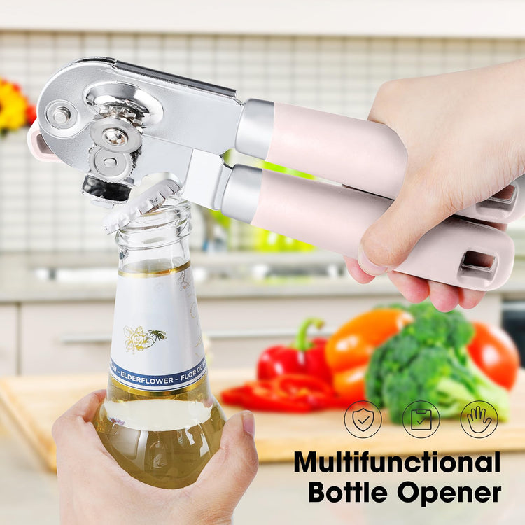 Heavy Duty Hand Can Opener Manual with Magnet