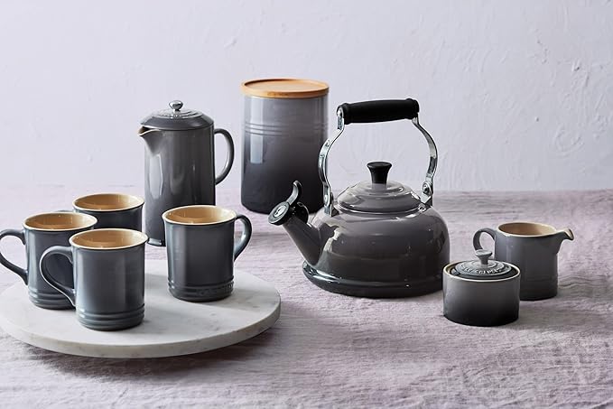 Le Creuset Stoneware Set of 4 Mugs, 14 oz. each, Shallot
