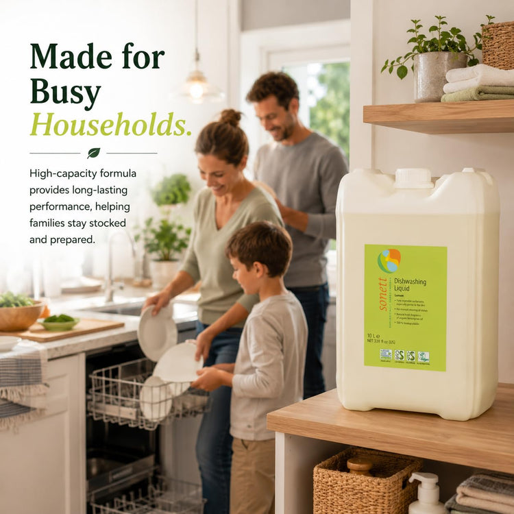 Organic Dishwashing Liquid Lemon 100% Biodegradable
