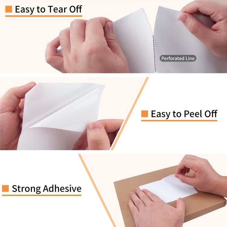 4000 Thermal Shipping Labels 4”x 6”in Fanfold (4000 Count)