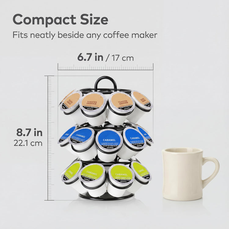 Rotating Coffee Pod Holder for Keurig Pods