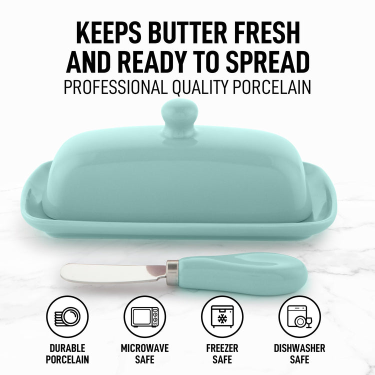 Zulay Butter Dish With Lid For Countertop
