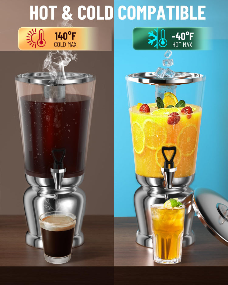 Beverage Dispenser With Stand