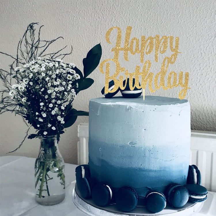 Happy Birthday cake topper