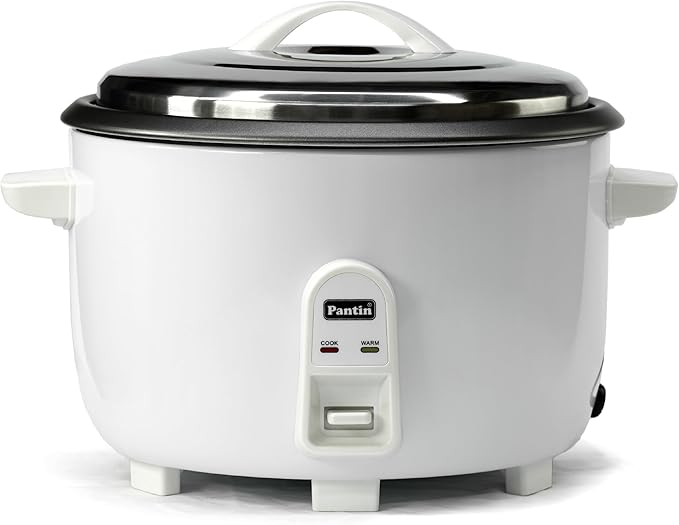 Pantin Commercial Electric Rice Cooker β 35 Cups Raw / 70 Cups Cooked Capacity w/Measuring Cup & Scoop β High-Efficiency Large Rice Cooker Commercial Rice Cooker for Restaurants, Hotels and Catering