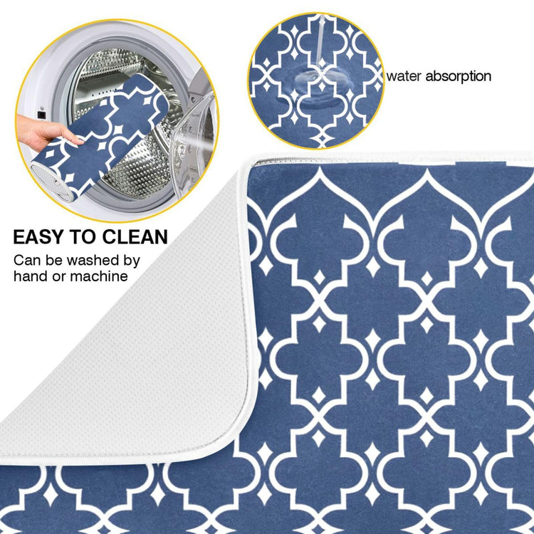 Super Absorbent Dish Drying Mat Microfiber Fast