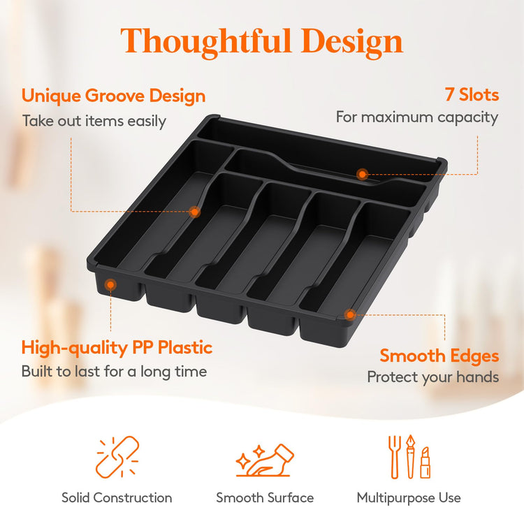 Silverware Drawer Organizer Tray