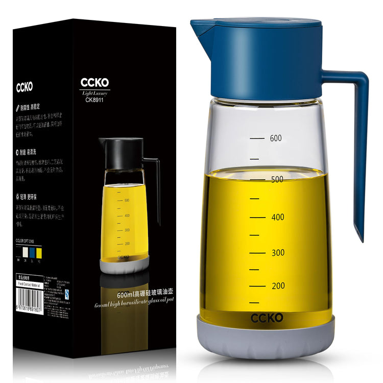 Olive Oil Dispenser Bottle for Kitchen with Leakproof and Dust Cover