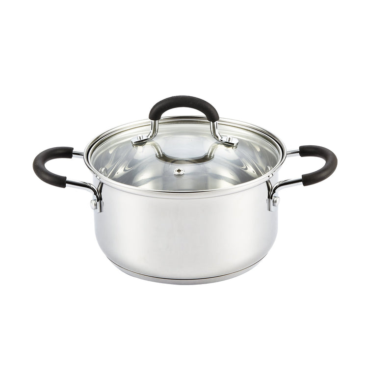 Professional 3 Quart Stainless Steel Stock Pot with Lid