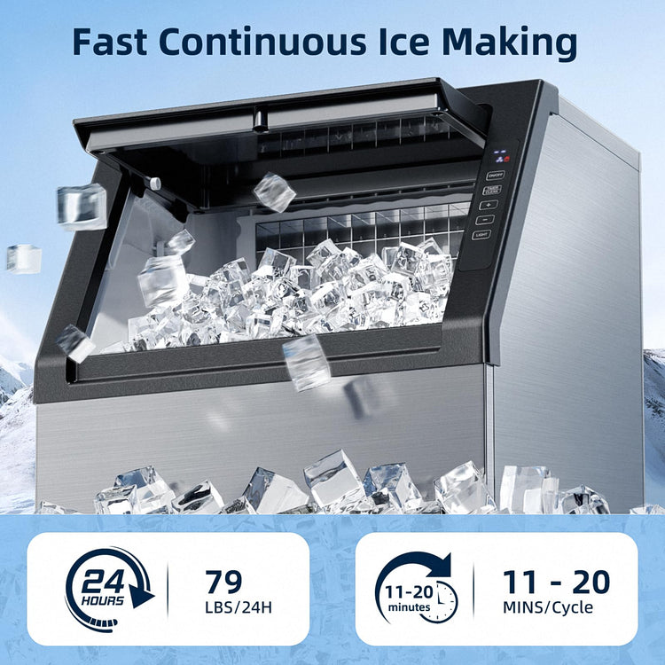 Commercial Ice Maker Machine 79Lbs