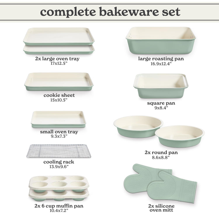 Nonstick Stackable Bakeware Set (13 Count)