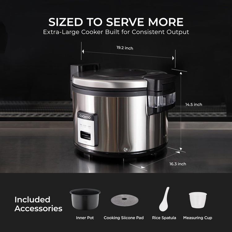 Commercial Rice Cooker and Warmer (30 Count)