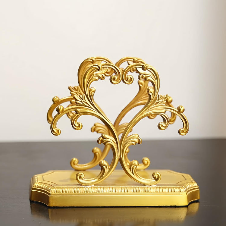 1 Gold Napkin Holder and 50 PCS Hydrangea Paper Napkins