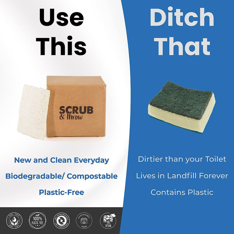 Loofah Scrub Sponge (180 Count)