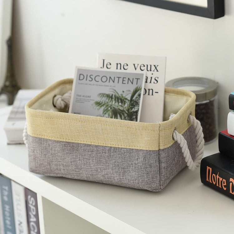 Fabric Storage Baskets for Organizing (6 Count)