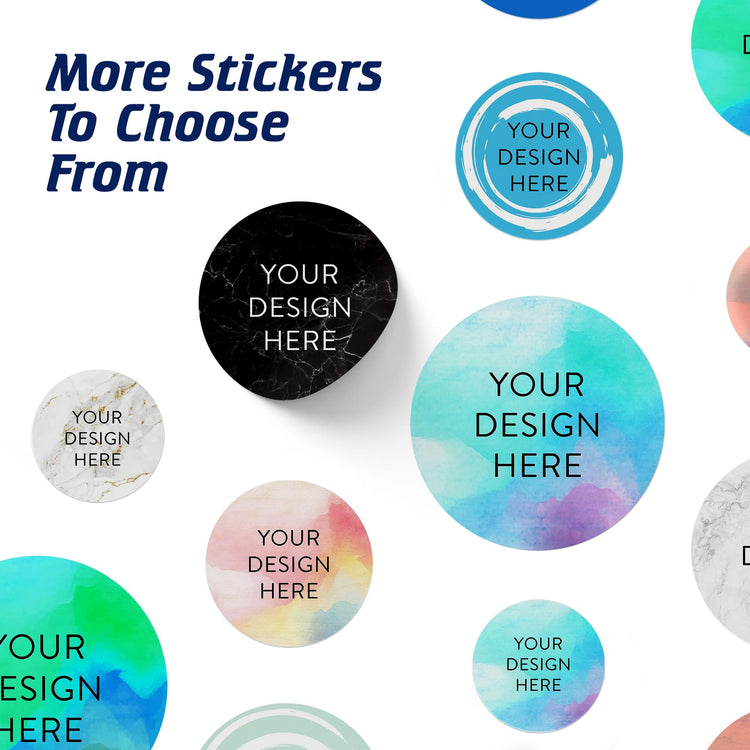 100 Custom Vinyl Stickers (100 Count)