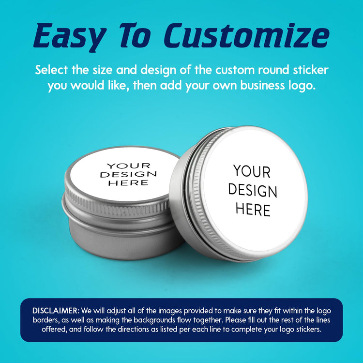 Custom Vinyl Stickers Your Image (100 Count)