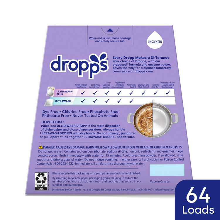 UltraWash Plus Dishwasher Detergent Pods (64 Count)