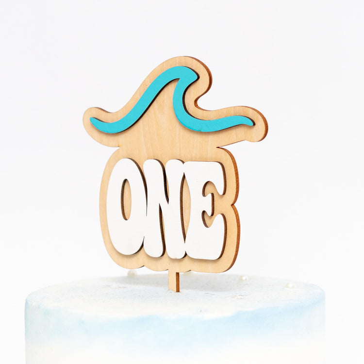 Ocean Wave Cake Topper for 1st Birthday