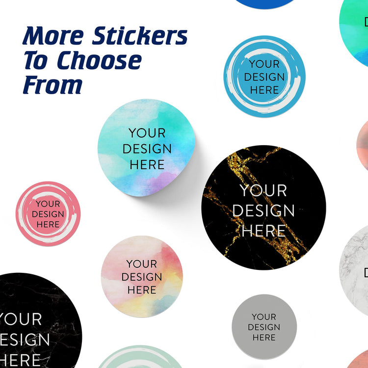 Custom Vinyl Stickers Your Image (100 Count)