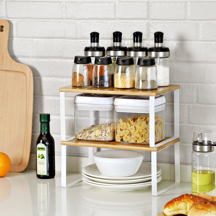 Cabinet Organizer Shelf (4 Count)