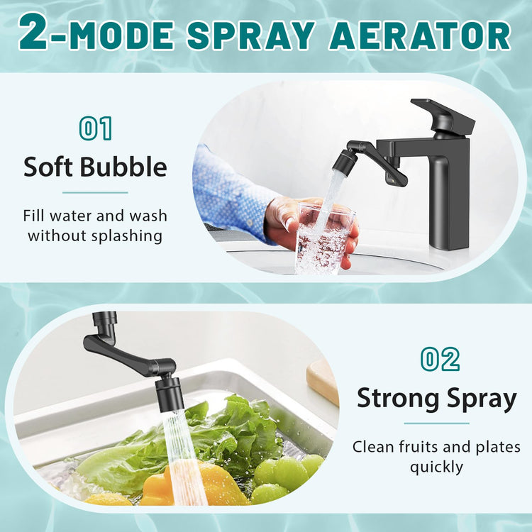 1440 Swivel Faucet Extender for Kitchen