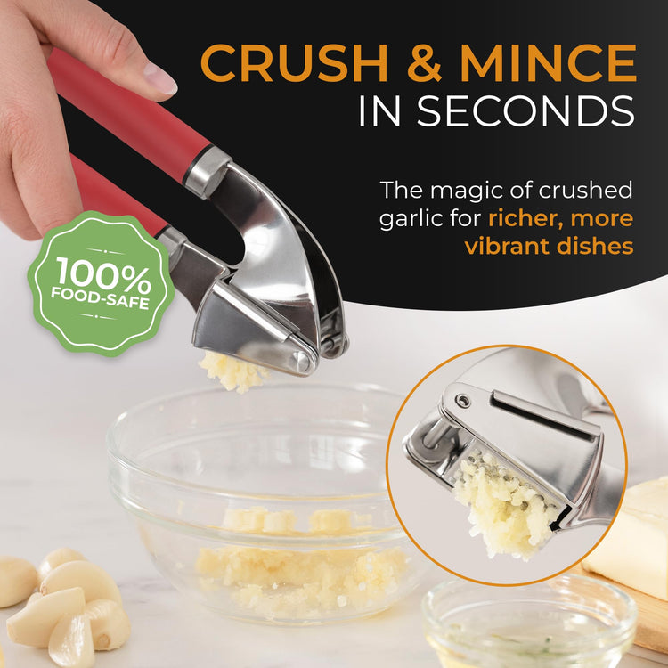 Garlic Press and Peeler Set