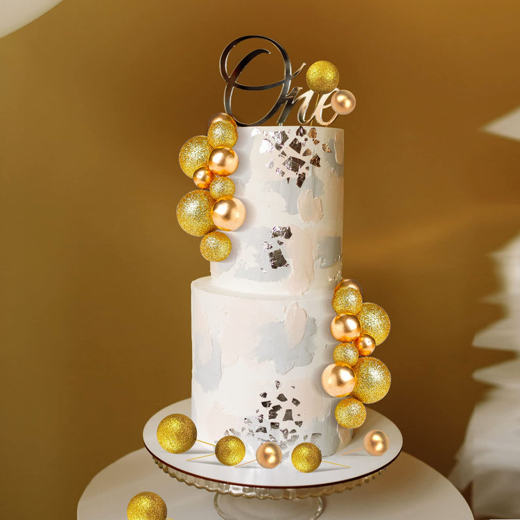 108 Pcs Balls Cake Topper