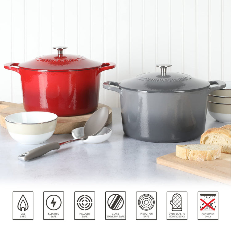 Gatwick 7 Quart Enamel Cast Iron Dutch Oven