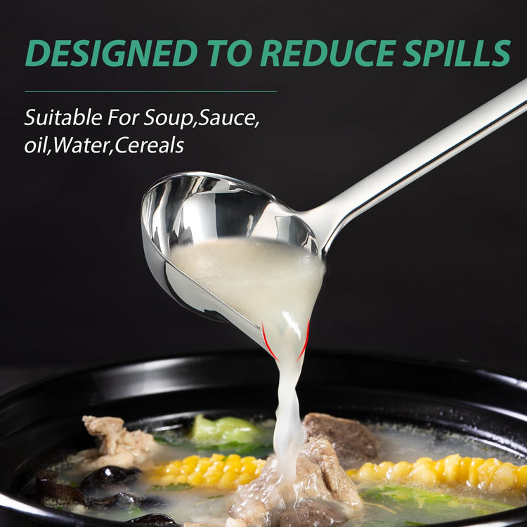 Large Gravy Ladle with Spout
