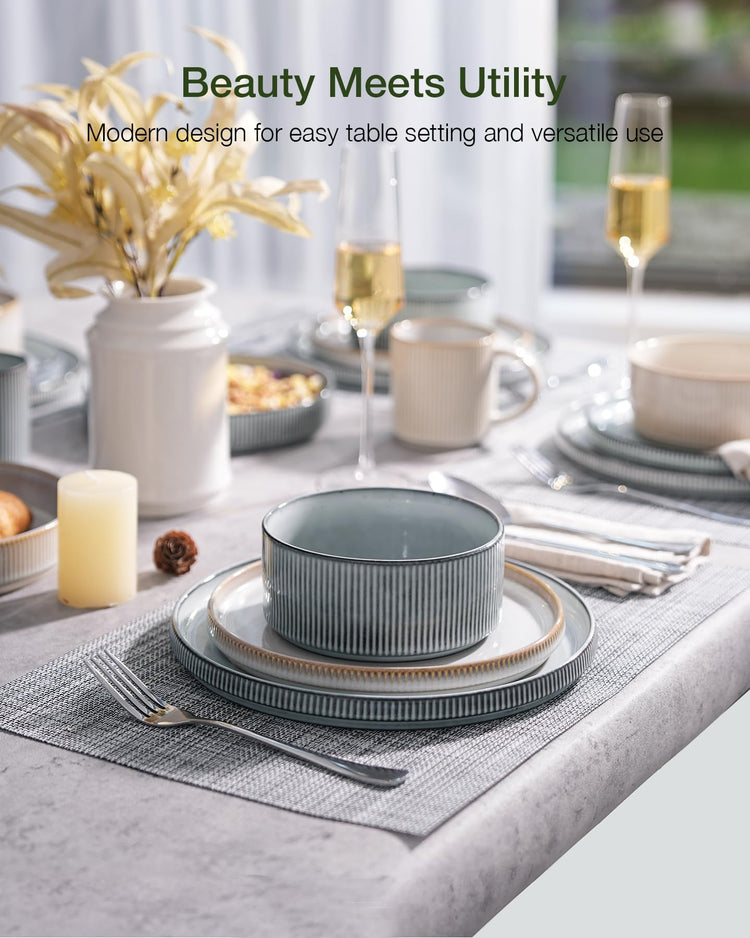 Star Stoneware Dinnerware Set (12 Count)