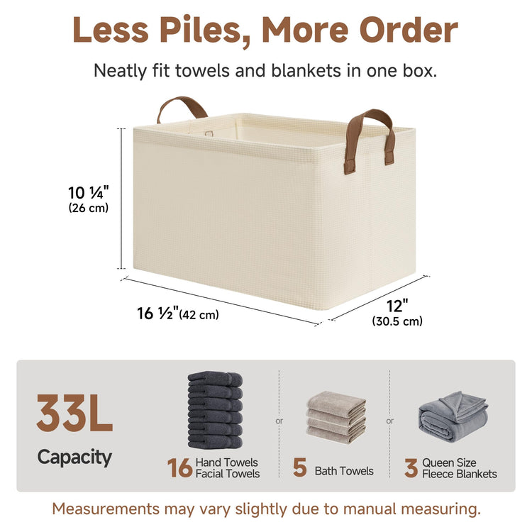 Closet Storage Bins (2 Count)