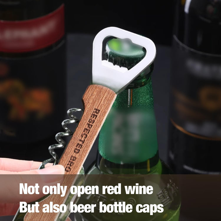 Multifunctional Corkscrews Wine Opener with Foil Cutter and Bottle Opener