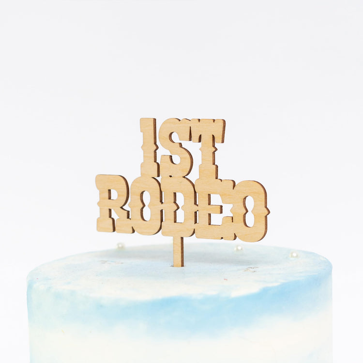 My First Rodeo Cake Topper