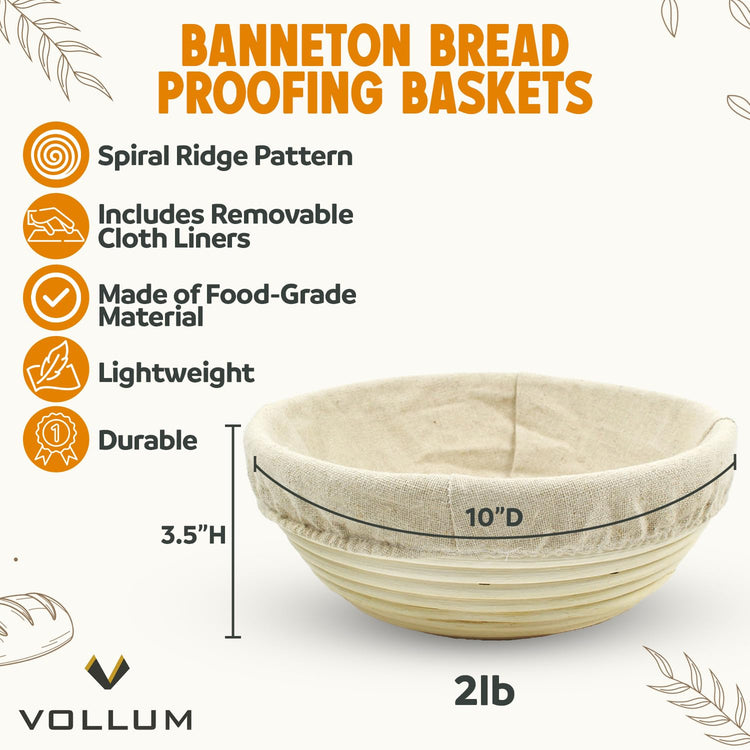 Banneton Bread Proofing Basket & Liner