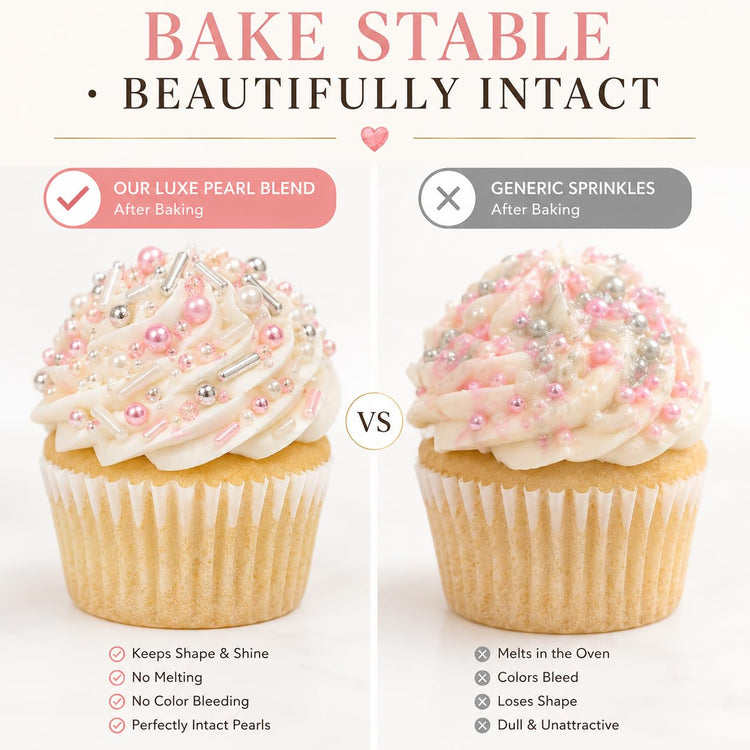 Fusion Pink & Silver Sprinkles Mix