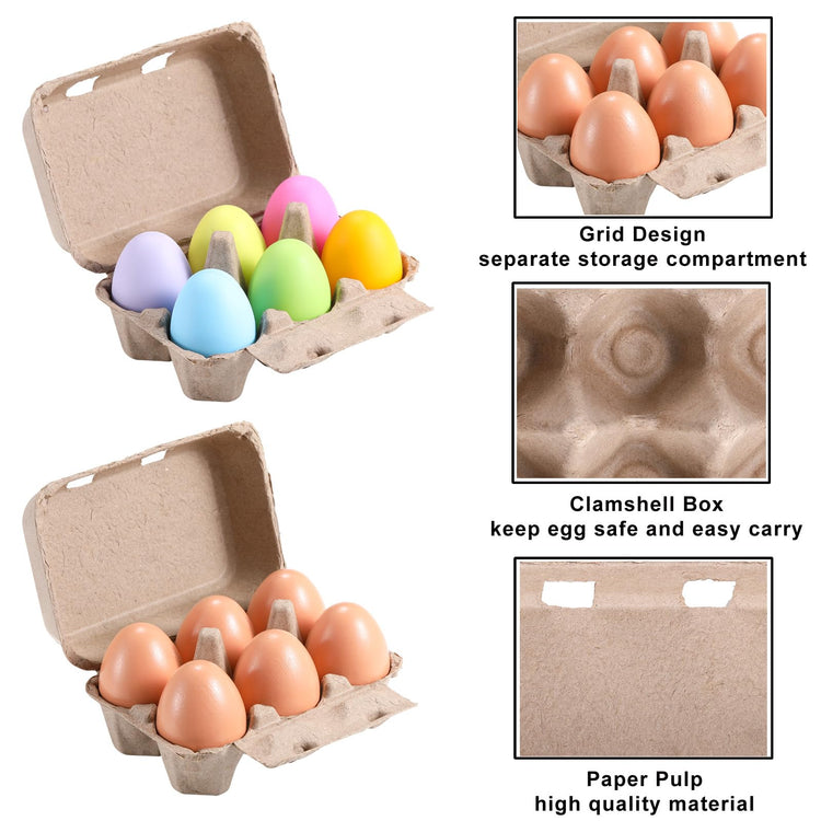 Half Dozen Egg Cartons Cheap Bulk 100 Pack (100 Count)