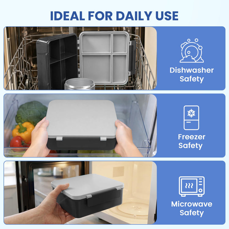 Bento Lunch Box for Kids with 8oz Soup Thermo