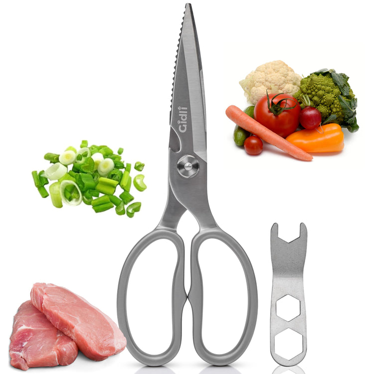 Premium Kitchen Scissors All Stainless Steel