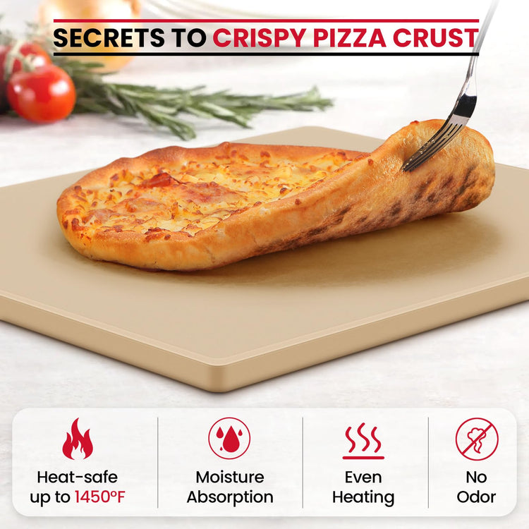 20 x 16 Inch Extra Large Pizza Stone for Oven and Grill