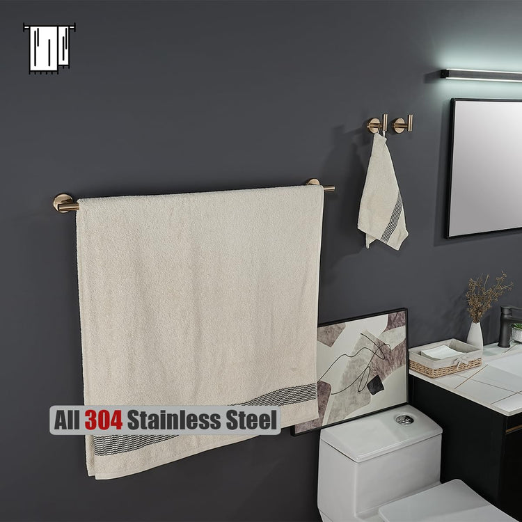Champagne Bronze Bath Towel Bar