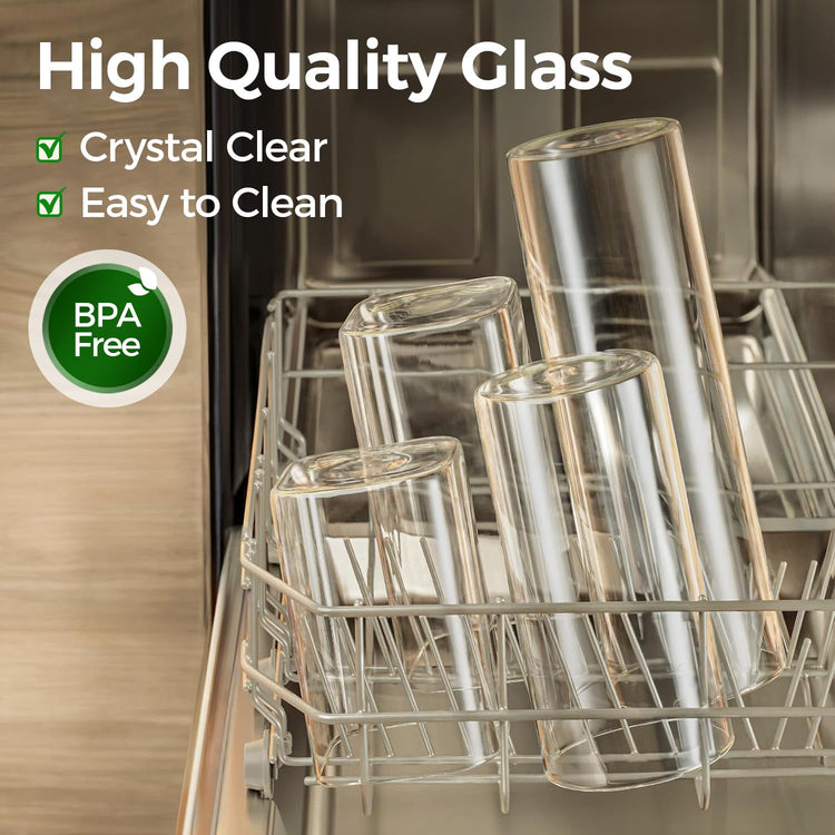 Glass Storage Jars 6 Pack (6 Count)