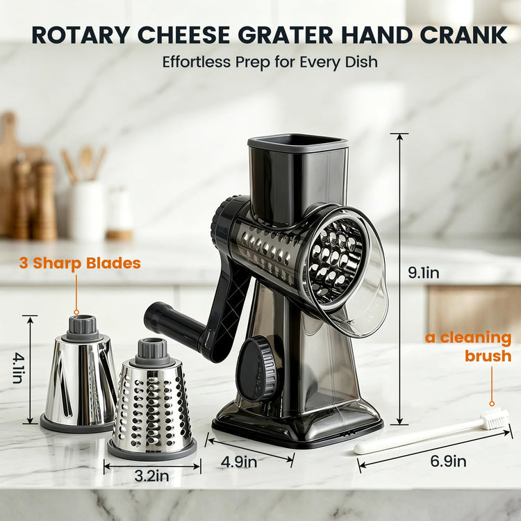 Rotary Cheese Grater Hand Crank